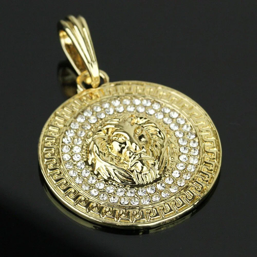 Mens 14k Gold Lion 30
